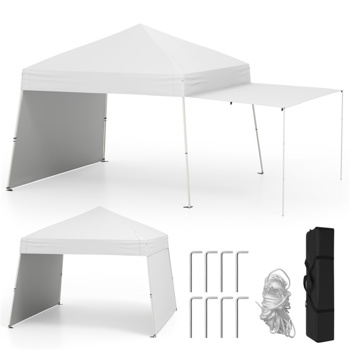 14 X 9.2 FT Pop up Canopy Tent - White