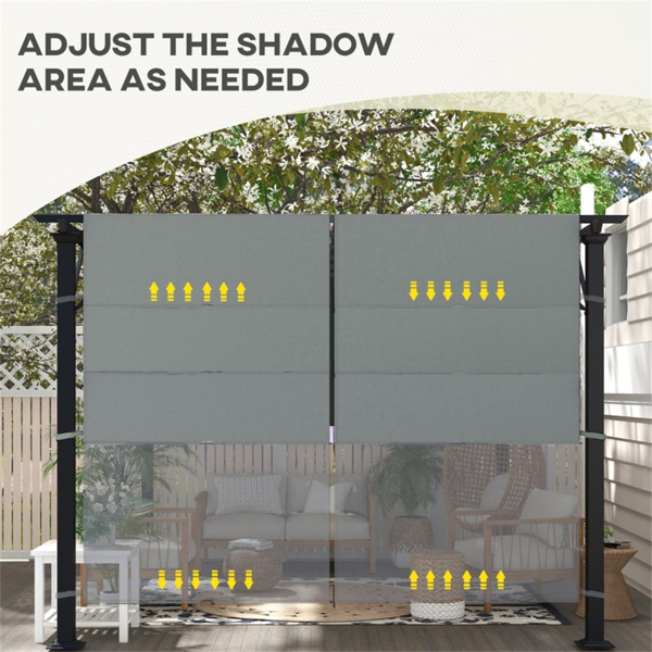2 Pcs Pergola Replacement Canopy