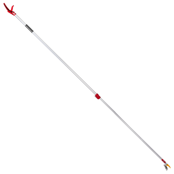 Long Reach Pruner for Garden, Cut & Hold Telescopic Pole Pruner, Fruit Picker Tree Branch Cutter with Lightweight Aluminum Extendable Handle, 7.55-13.1 FT
