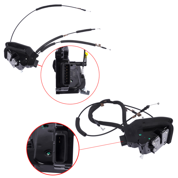2x Front Right & Left Door Lock Latch Actuator for Nissan Kicks 1.6L L4 Gas 2019-2024 805015RW3A 805005RW0A