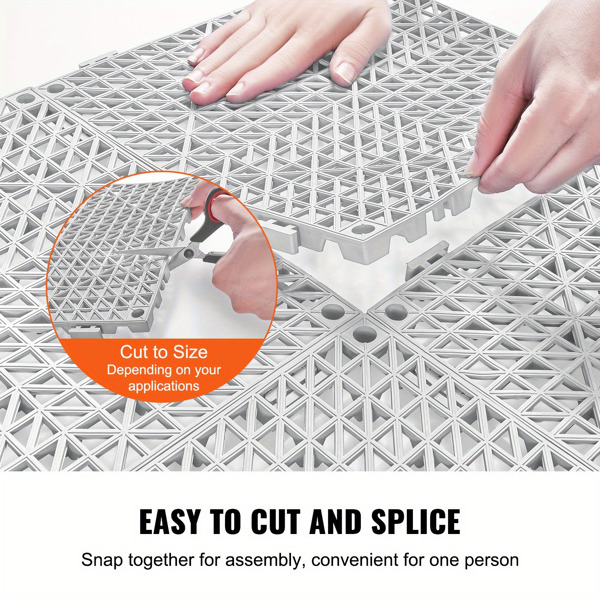 Modular interlocking mat 12P 12 