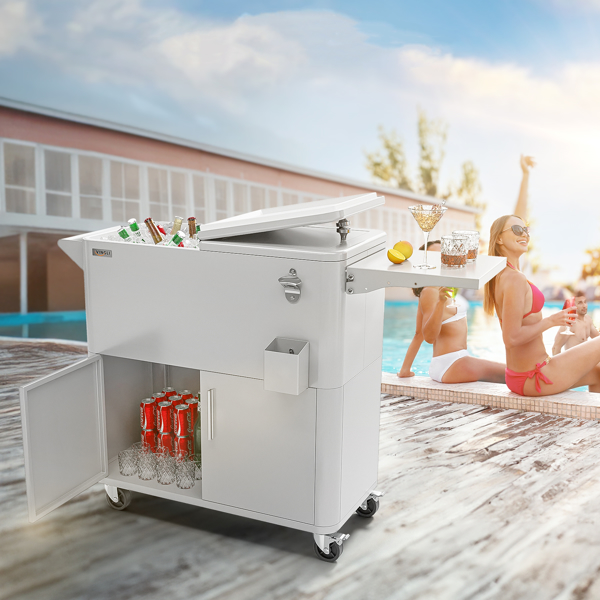80QT    COOLER CART