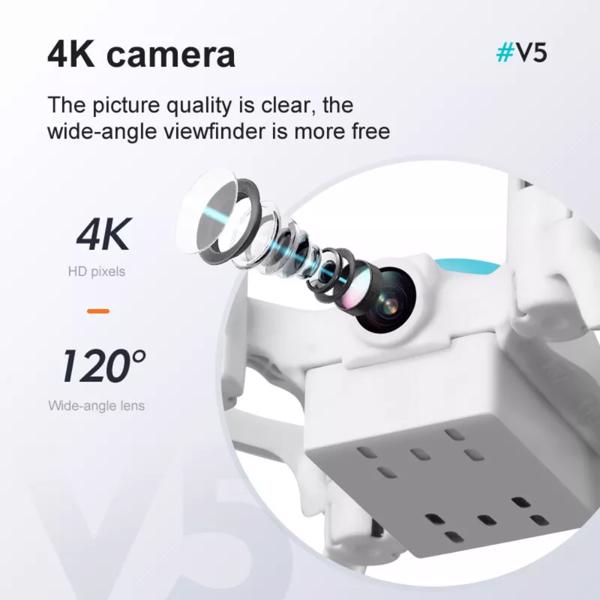 4DRC V5 Kids and Beginners Mini RC Drone V5 RC Quadcopter with 1080P HD Wide Angle Camera,Drones suitable for children and beginners,Logistics is randomly sent by UPS/USPS