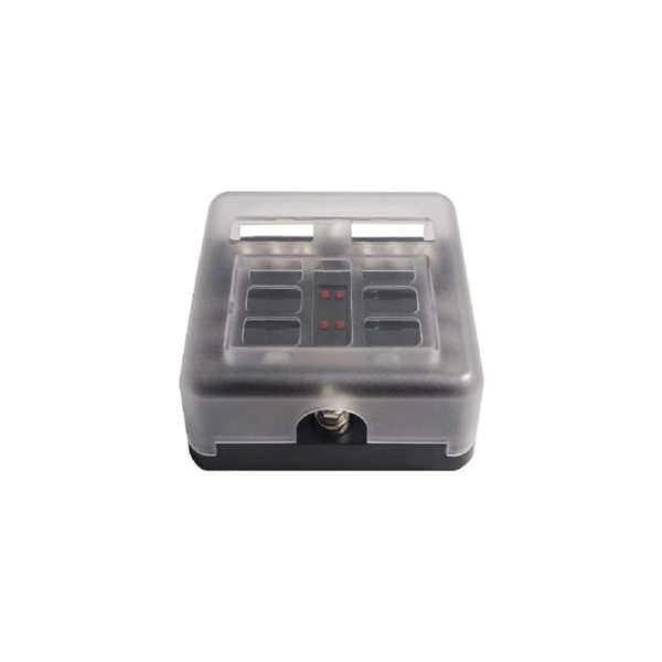 6 Way Blade Fuse Box Block FuseBox Holder Auto Marine Bus Bar Car Kit 12V 32V