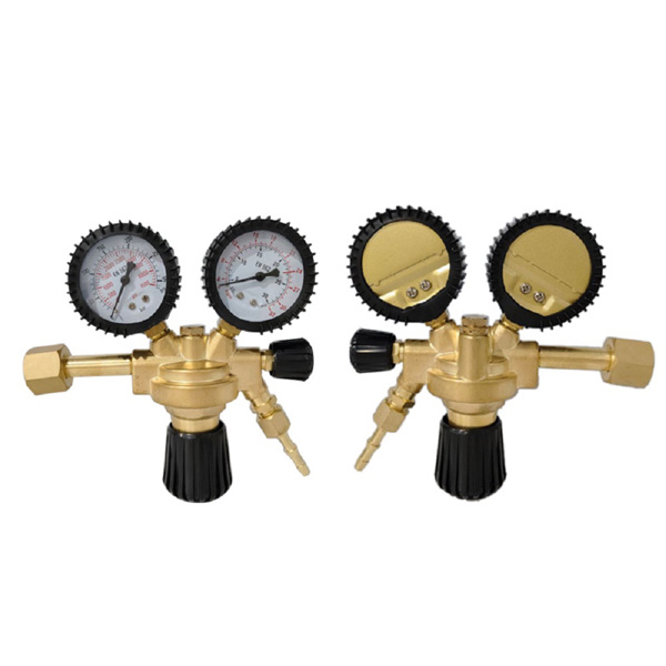 全铜欧洲款氩气表二氧化碳表减压器氩弧焊机减压表减压阀 螺纹规格：W21.8/14-4