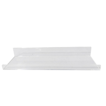 Floating Shelves 15 inch Acrylic Wall Ledge Shelves Clear 4 Pack Invisible Display Bookshelf Organizer