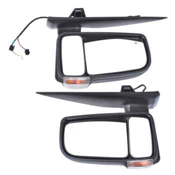 Pair Left + Right Power Door Mirrors with BSM Heated for Mercedes Sprinter 1500 2500 3500 3500XD 2019-2024 9108111700 9108111600