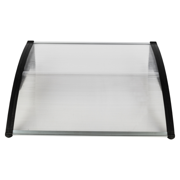 HT-100 x 96cm Household Application Door & Window Rain Cover Eaves Black Holder