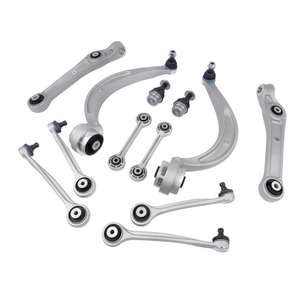 12Pcs Front Control Arms w/Ball Joint Sway Bar Link for 17-19 Audi A4 A4 Quattro