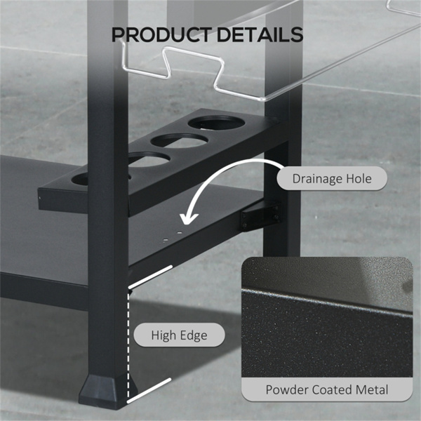 户外酒吧推车烧烤桌 （ Amazon Shipping）（WalMart禁售）（周末不发货）-7