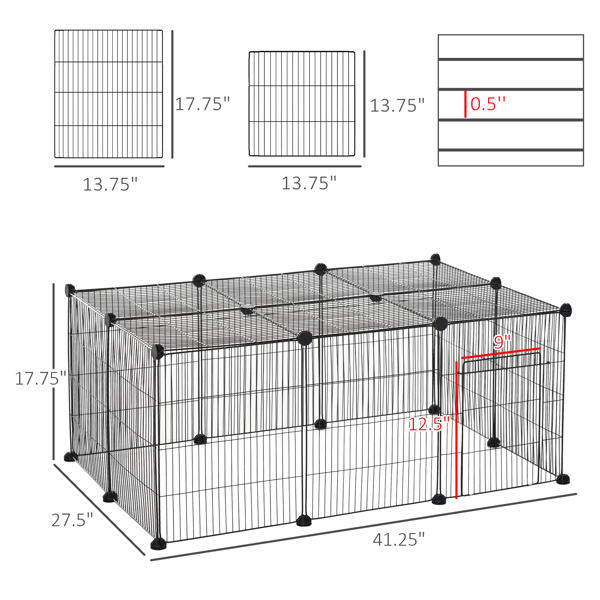 Pet Playpen DIY for Rabbit Chinchilla Hedgehog Guinea Pig ( Amazon Shipping)（Prohibited by WalMart）