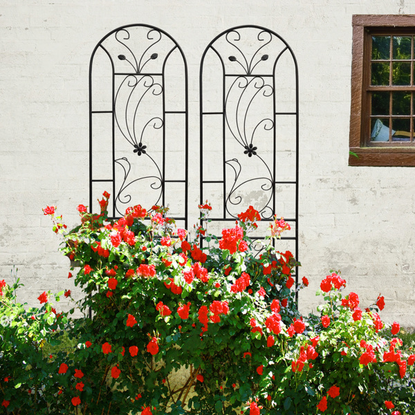 2 Pack Metal Garden Trellis 86.7