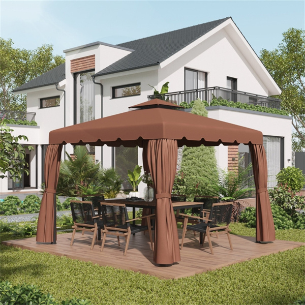 Replace the canopy cover of the sunshade and pavilion