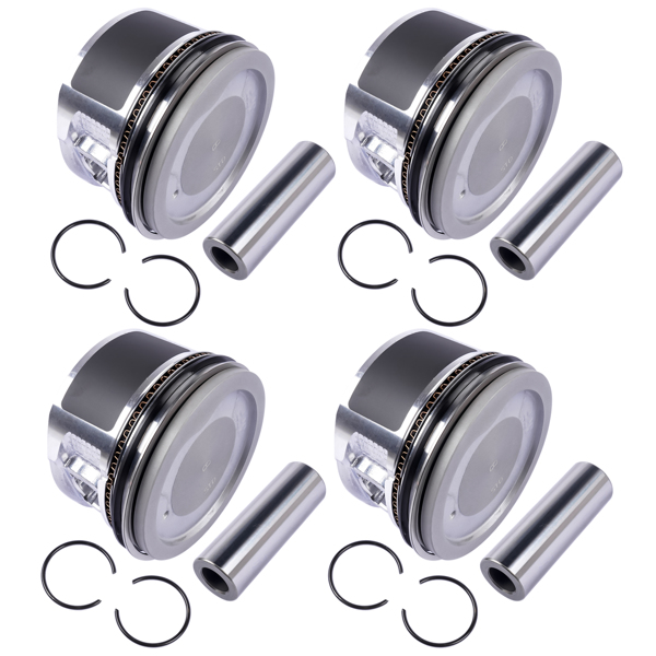 活塞 4pcs Engine Piston Rings Set for Toyota 4Runner T100 Tacoma 2.7L 3RZFE 1994-2004 13103-75041 13101-75041-5