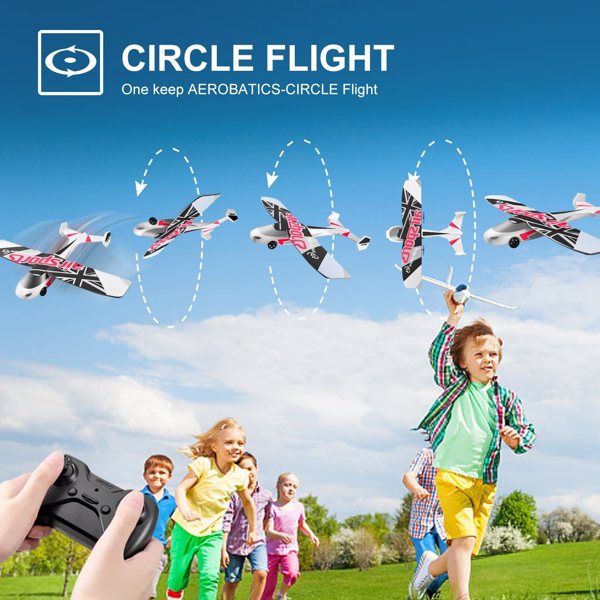 4DRC G3 RC Plane, 2.4Ghz Remote Control Airplane,Flying with 2 Batteries & Propeller 6-A,Logistics is randomly sent by UPS/USPS.