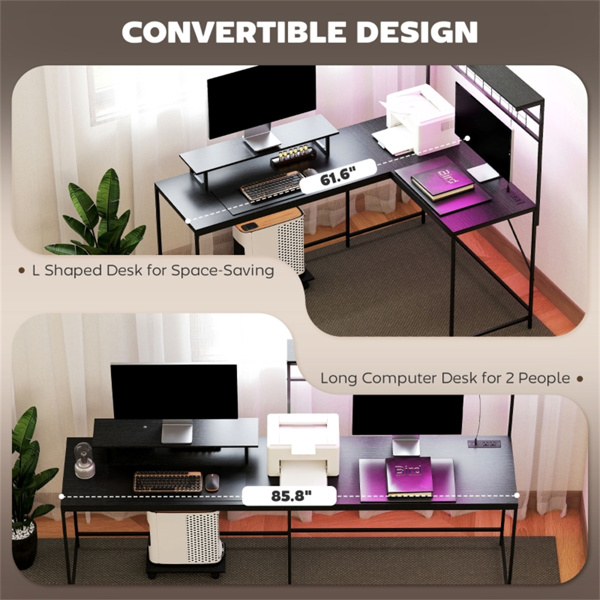 办公电脑桌 （ Amazon Shipping）（WalMart禁售）（周末不发货）-6