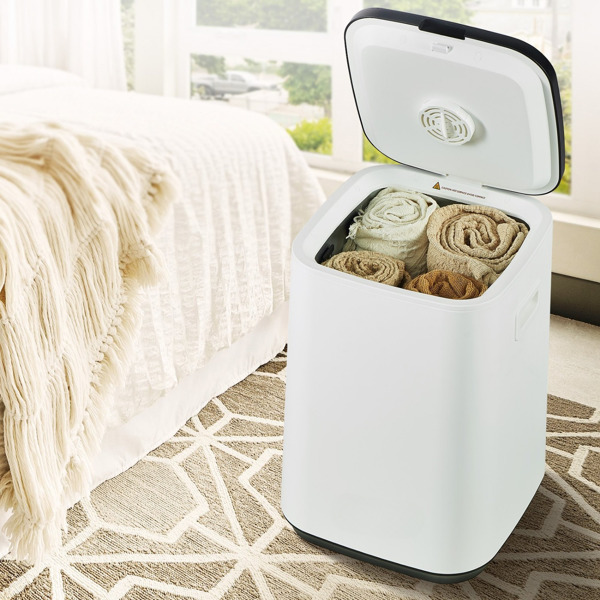 20L Towel Warmer Bucket with 24h Timer, 20/40/60 Min Auto Shut Off, LED Display, U-Shaped Light, Ideal for Bathroom, Spa, Bathrobe, Blanket & Pajama Heating