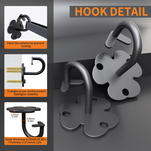 Wall-mounted training anchor with handles for 3-level resistance bands