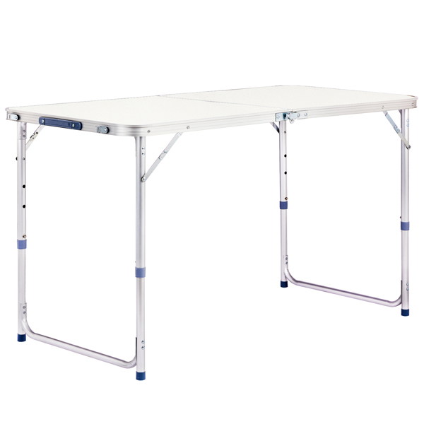 120 x 60 x 70 4Ft Portable Multipurpose Folding Table White