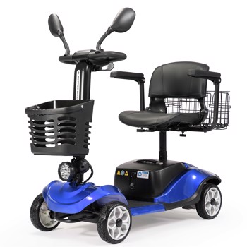 4 Wheel Compact Heavy Mobility with Lights, Battery Powered <b style=\\'color:red\\'>Electric</b> Mobility Scooter, <b style=\\'color:red\\'>Electric</b>