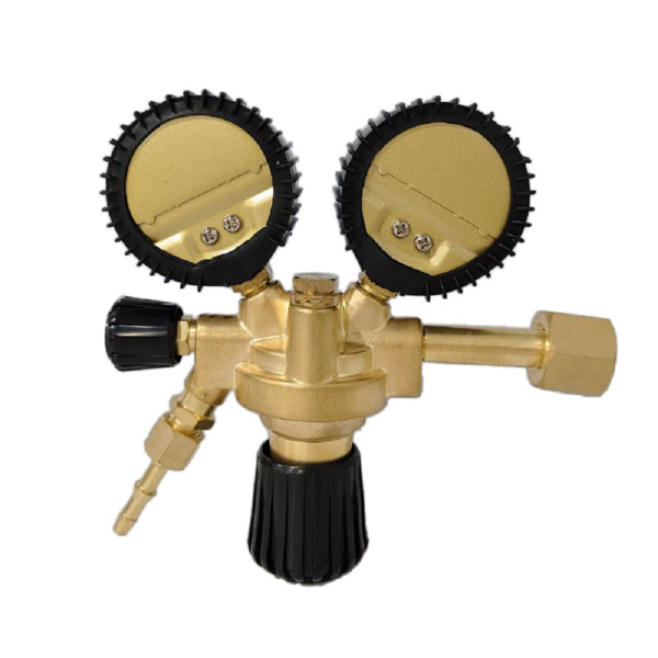 全铜欧洲款氩气表二氧化碳表减压器氩弧焊机减压表减压阀 螺纹规格：W21.8/14-2