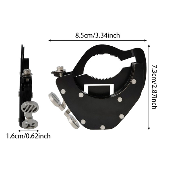 Motorcycle Throttle Lock, Universal Adjustable Control Throttle Assist Lock Retainer for Most Motorcycle Throttle Tube and Throttle Control
