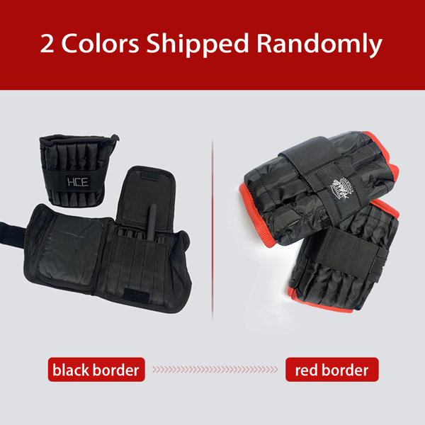 【2 colors shipped randomly】Pair of Ankle/Wrist Weights Can Be Adjusted Weight Size - 2 x Weight【Support for self-pickup face sheet, daily face sheet submission deadline 16:00】