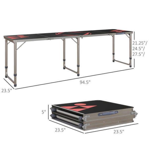  Aluminum Small Folding Table /  Dining Table