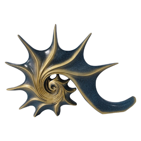 创意海螺摆件客厅欧式现代简约装饰办公室工艺品结婚礼品-4