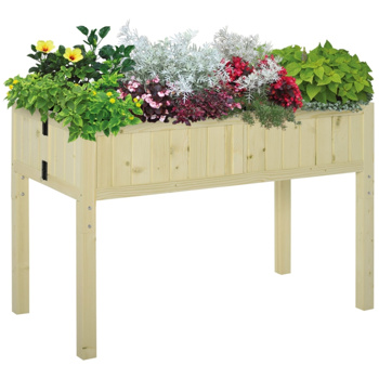 高架花园床/木制花盆 /木材种植箱（周末不发货）（ Amazon Shipping）（WalMart禁售）
