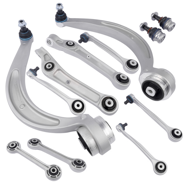 12Pcs Front Control Arms w/Ball Joint Sway Bar Link for 17-19 Audi A4 A4 Quattro