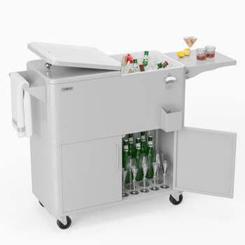 80QT    COOLER CART