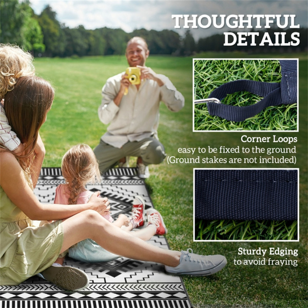 Reversible Outdoor Rug( Amazon Shipping)（Prohibited by WalMart）