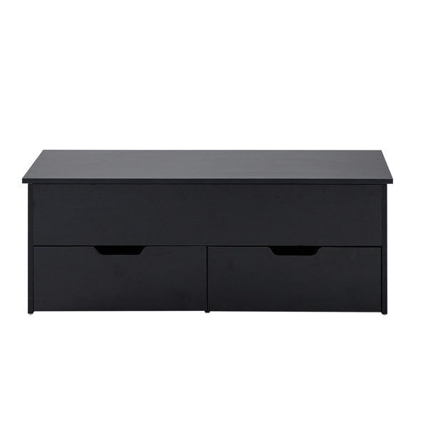 Lift-Top Coffee Table with Storage Center Tables Hidden Compartment & 2 Drawers, Sofa Table For Living Room