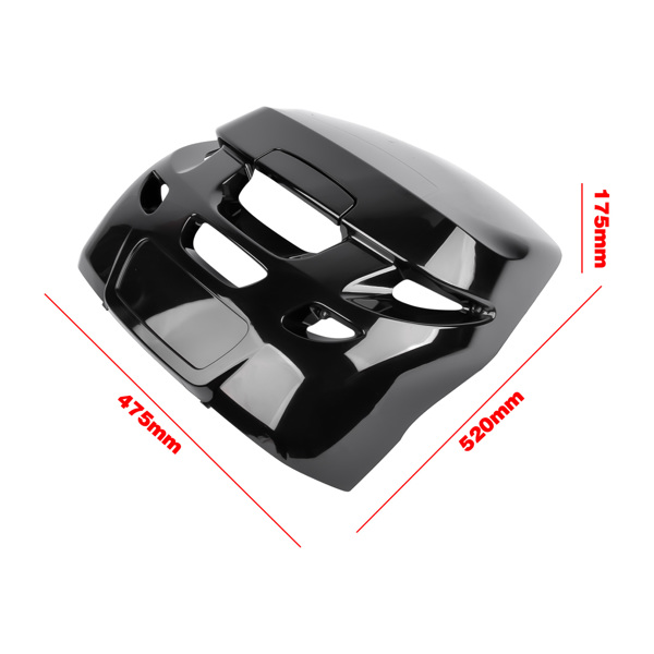 发动机护罩 Black ABS Top Cowling Airdam Cap for Verado 200 225 250 275 300 Pro Verado-5