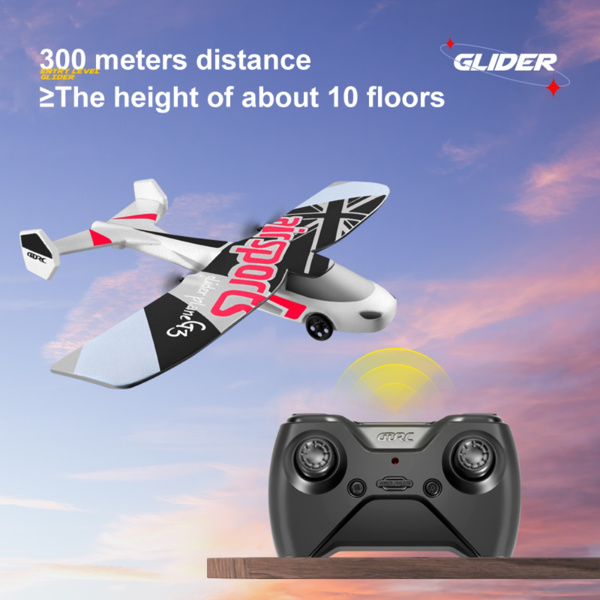 4DRC G3 RC Plane, 2.4Ghz Remote Control Airplane,Flying with 2 Batteries & Propeller 6-A,Logistics is randomly sent by UPS/USPS.