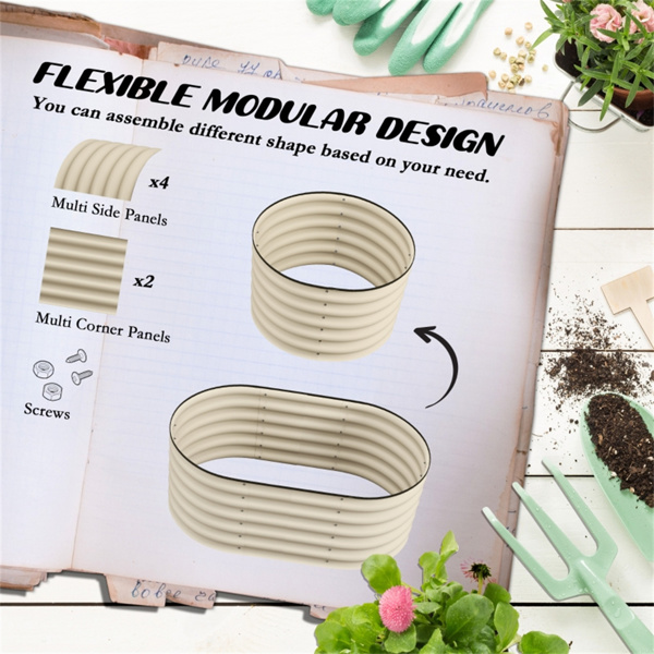 金属花盆、种植箱（周末不发货）（ Amazon Shipping）（WalMart禁售）-4