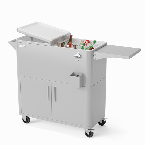 80QT    COOLER CART