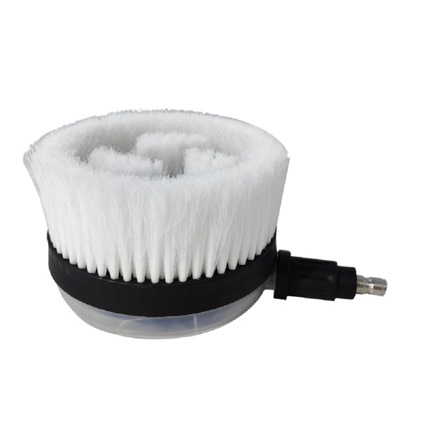 高压洗车水枪通水刷 1/4快插圆形旋转刷 扇形旋转伞状-3