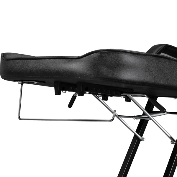015A Beauty Salon Bed with Stool Black【Same code 10456084】