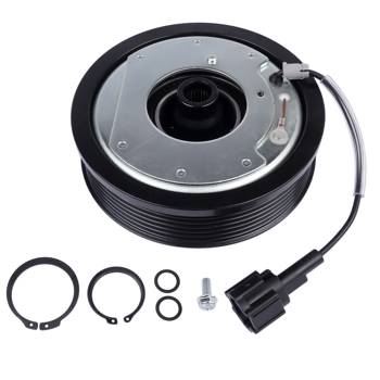 A/C Compressor Clutch Assembly Kit For Nissan Cube 2009-2013 L4 1.8L Versa 2010-2012 L4 1.8L GAS DOHC CR-10 92600CJ63A 92600CJ63D 92600CJ63E