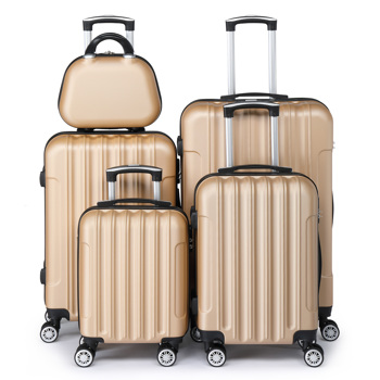 5-Piece Suitcase <b style=\\'color:red\\'>Set</b>, Travel Suitcase <b style=\\'color:red\\'>Set</b> with Cosmetic Case, Hard Shell Suitcase <b style=\\'color:red\\'>Set</b> Made of ABS