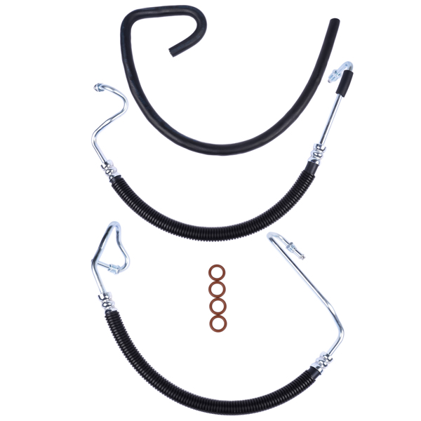 动力转向管 3x Hydroboost Power Steering Hoses Fits for Chevy Silverado 1500 2500 3500 HD 2001-2010-6