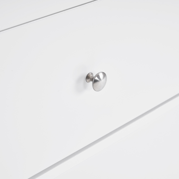 三层抽屉 白色 油漆面密度板 90.5*58*92cm 儿童木床 带安全带 换尿布台 婴儿-22