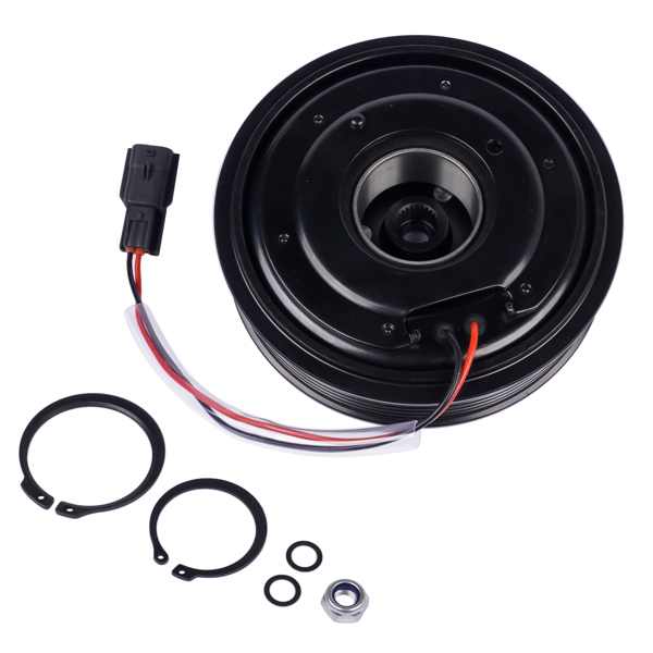 A/C Compressor Clutch Kit for Nissan Sentra S/SL/SR/SV 1.8L Sedan 2013-2019 926003SH0A 926003SH1A 926003SH1B CO29072C