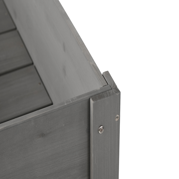 带腿高架花坛，高架木制花箱，适合户外植物花卉水果蔬菜香草种植-15