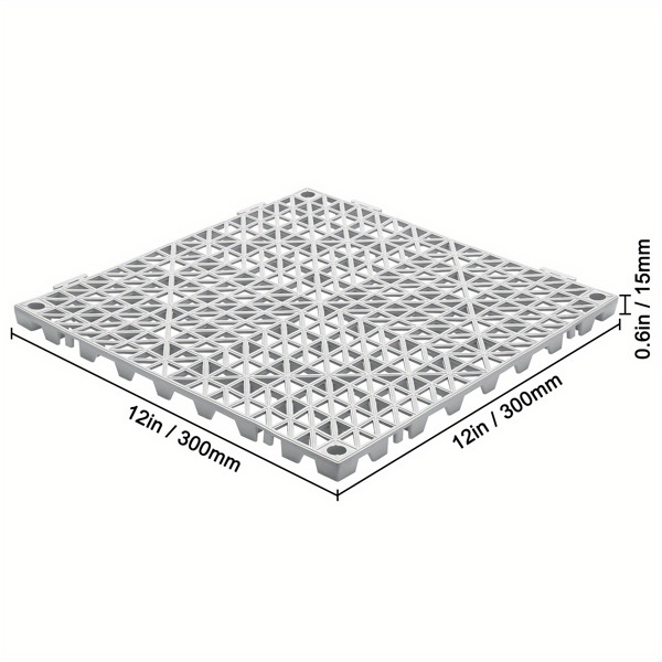 Modular interlocking mat 12P 12 