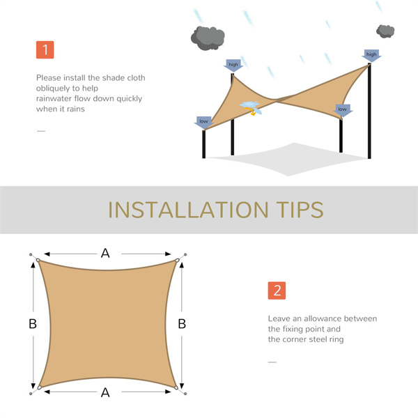 遮阳帆（周末不发货）（ Amazon Shipping）（WalMart禁售）-7