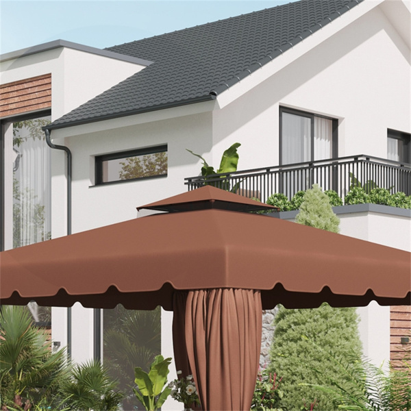 Replace the canopy cover of the sunshade and pavilion