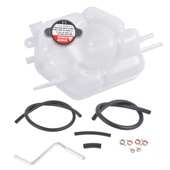 Engine Coolant Reservoir Tank w/ Cap & Hose for Nissan Frontier Xterra 2008-2019